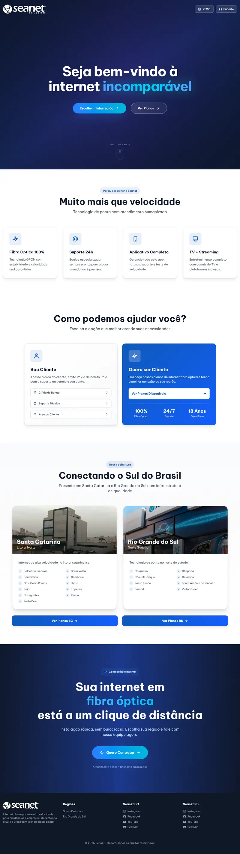 Site Seanet Telecom